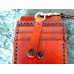 Handmade Smartphone Pouch With Credit Card Compartments Medium Brown.